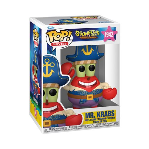 Bob ' éponge Figurine POP! Mr. Krabs Pirate 9 cm - vue 2