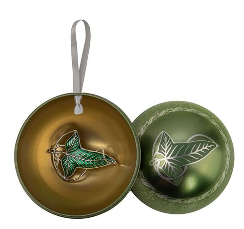 Cinereplicas Holiday Capsule kerstbal Lord of the Rings Lorien broche