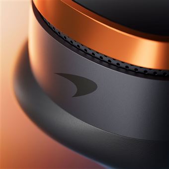 Ecouteurs intra-auriculaires sans fil Bowers & Wilkins Pi8 Edition McLaren Bluetooth avec réduction active du bruit Gris métallisé et Orange Papaye