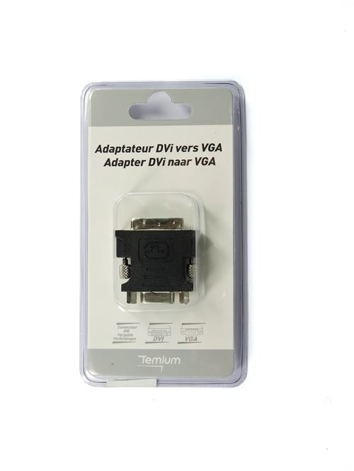 Acheter Adaptateur Temium DVI Mâle vers VGA Femelle État correct - 14,99 € Adaptateur Temium DVI Mâle vers VGA Femelle État correct - Temium reconditionné disponible sur Fnac