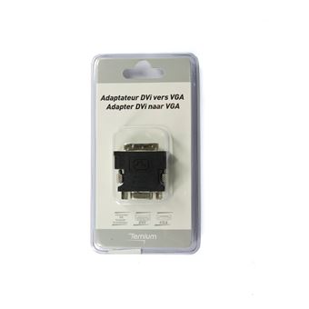 Adaptateur Temium DVI Mâle vers VGA Femelle