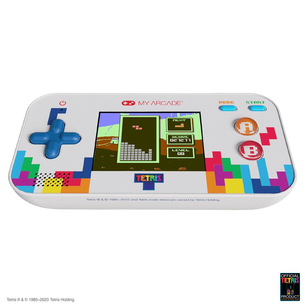 Console En Boîte Avec 23 Jeux (piles Non Incluses), 2 × 5ème Piles Pour  Console De Jeu Tetris Grand Écran, Console De Jeu De Puzzle Portable Pour