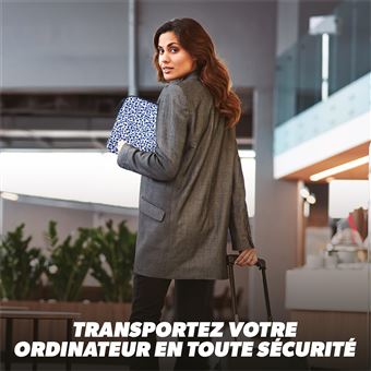 Housse T'nB Exclusiv' Blueberry Blanc et Bleu pour PC Portable de 13" à 14"