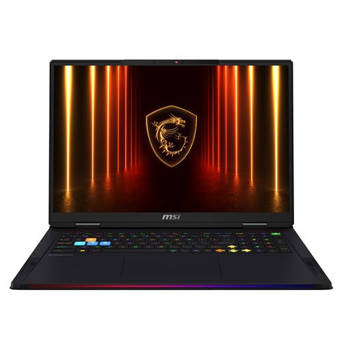 PC portable gaming MSI Raider A18 HX A9WJG-258FR 18" AMD Ryzen™ 9 64 Go RAM 2 To SSD Nvidia GeForce RTX 5090 Noir