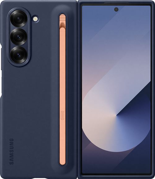 Coque avec S Pen intégré Samsung pour Samsung Galaxy Z Fold 6 Bleu Nuit
