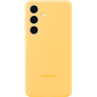 Coque en silicone pour Samsung Galaxy S24 Jaune - 1