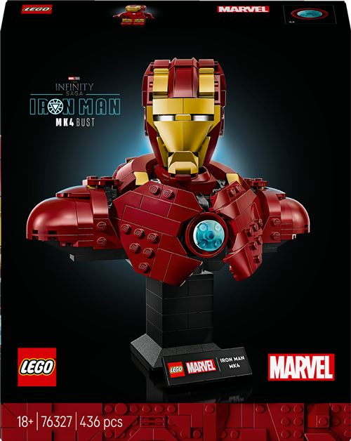 Lego Marvel Lego® Super Heroes 76327 Buste D’Iron Man Mk4