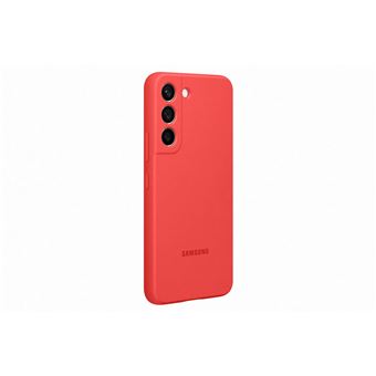 Coque en silicone pour Samsung Galaxy S22 Corail