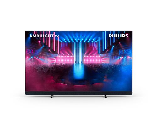 TV OLED+ Ambilight Philips 55OLED909/12 139 cm 4K UHD 2024 Gris Métal