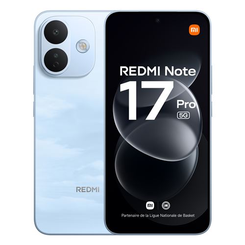 Smartphone Xiaomi Redmi Note 17 Pro 6,83 5G Double nano SIM 256 Go Bleu