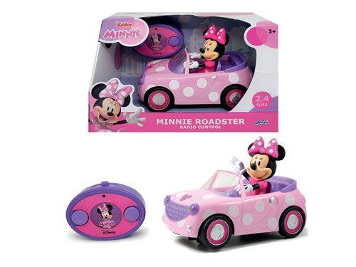 Voiture radio commandée Jada Disney Minnie Roadster