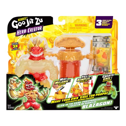 Figurine HEROES OF GOO JIT ZU Creator rayon x Blazagon 11 cm - vue 2