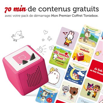 Conteuse Tonies Mon Premier Coffret Toniebox Rose