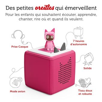 Toniebox Rose - Enceinte Enfant D'occasion - Fonctionnelle