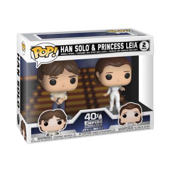 POP pack 2Figurine Star Wars Han & Leia