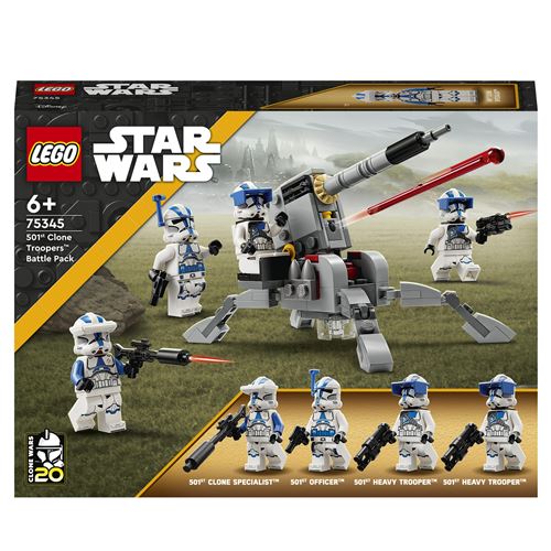LEGO® Star Wars 75345 Pack de combat des Clone Troopers™ de la 501ème légion