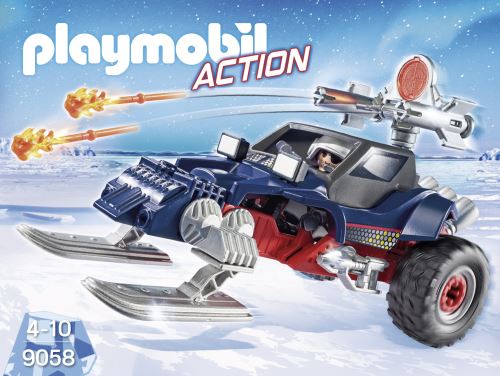 Playmobil- Motoneige avec Pirate des Glaces, 9058