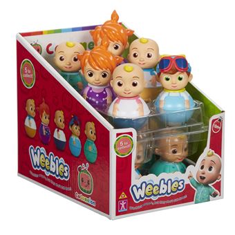 Jouet à bascule Giochi Preziosi Weebles Cocomelon 1 personnage Modèle aléatoire