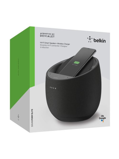 Enceinte Hi-Fi connectée Belkin Soundform Elite avec chargeur à induction Noir - Enceinte sans fil - Achat & prix | fnac Enceinte Hi-Fi connectée Belkin Soundform Elite avec chargeur à induction Noir - Enceinte sans fil - Achat & prix | fnac