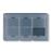 Boîtier de rangement 24 jeux Steelplay Pour Nintendo Switch Gris transparent