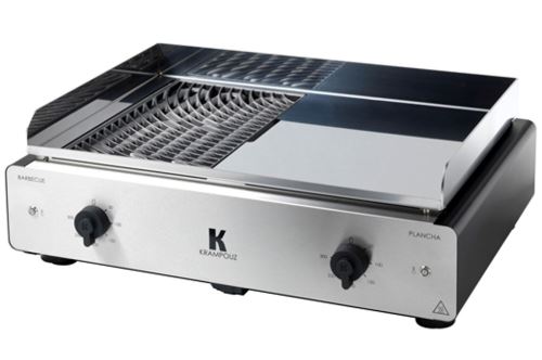 Barbecue et plancha électrique Krampouz Duo K GECIO2OA 3500 W