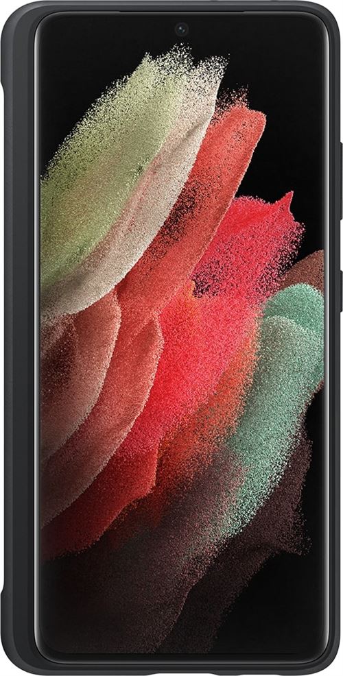 Coque en silicone Samsung avec S Pen pour Samsung Galaxy S21 Ultra Noir