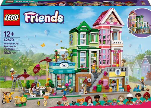 Lego Friends Les Appartements Et Boutiques De Heartlake City 42670 Lego La Boite - vue 4