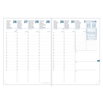 Agenda planning Quovadis 2019/2020 Everest Bleu