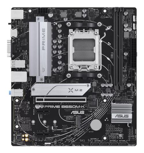 Carte mère ASUS PRIME AMD B650M-K micro ATX Socket AM5 Chipset AMD B650