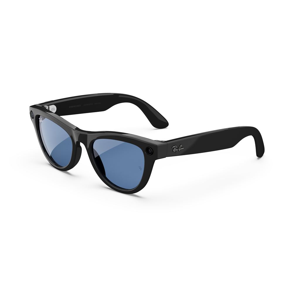 Lunettes IA connectées Ray-Ban Meta Skyler Monture Noir brillant