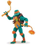 Figurine articulée avec accessoires Tmnt Mikey Carapace