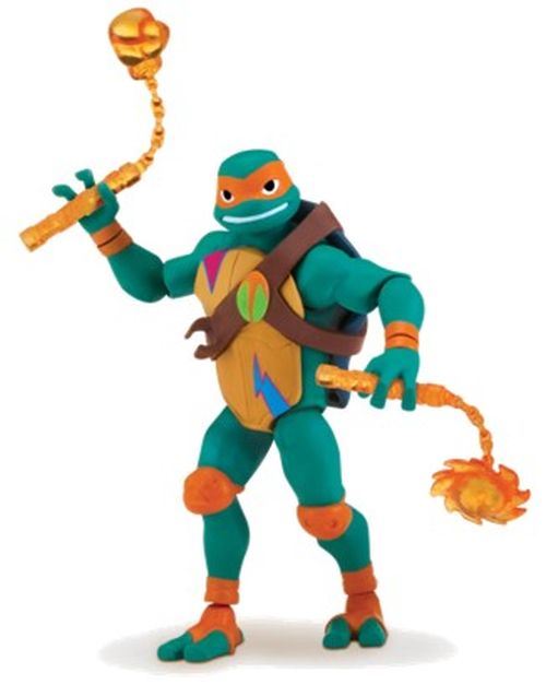 Figurine articulée avec accessoires Tmnt Mikey Carapace