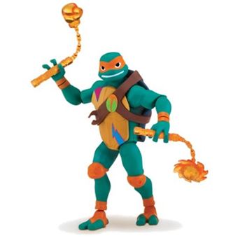 Figurine articulée avec accessoires Tmnt Mikey Carapace