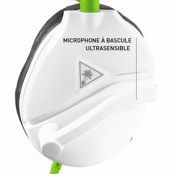 Micro-casque Gaming filaire Turtle Beach Recon 70 Blanc et Vert pour Xbox One