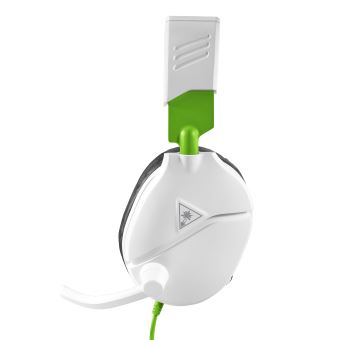 Micro-casque Gaming filaire Turtle Beach Recon 70 Blanc et Vert pour Xbox One