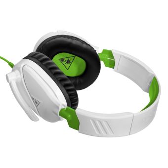 Micro-casque Gaming filaire Turtle Beach Recon 70 Blanc et Vert pour Xbox One