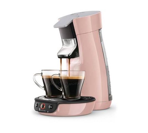 Cafetière à dosettes ou capsules Philips Senseo Viva Café HD6563/31 1450 W Rose