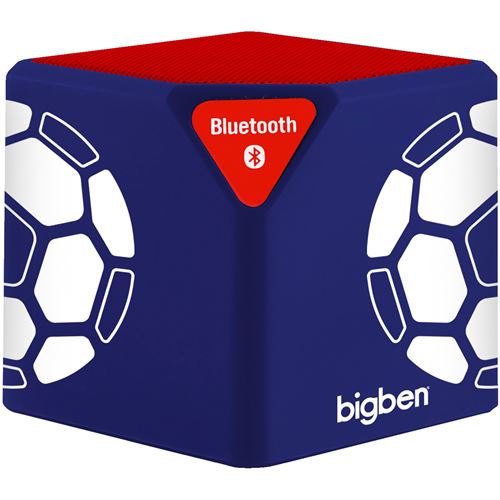 Enceinte Portable Bigben 230 V Foot Bleu et Rouge