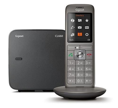 Téléphone fixe sans fil Gigaset CL660 Solo Anthracite