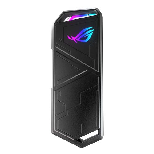 Boitier SSD externe portable Asus ROG Strix Arion S500 USB 3.2 Noir + SSD NVMe 500 Go