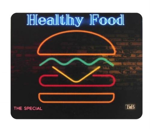 TNB NEON BURGER MOUSE PAD