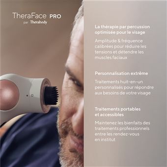 Appareil soin visage Therabody TheraFace Pro Noir