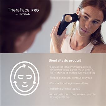Appareil soin visage Therabody TheraFace Pro Noir