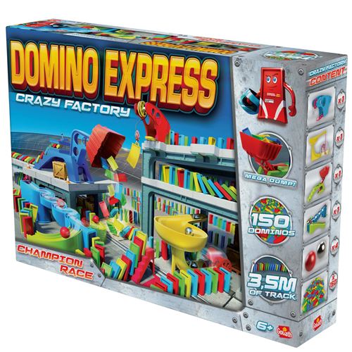 Jeu de construction Goliath Domino Express Crazy Factory
