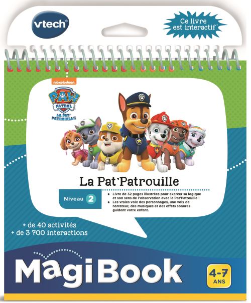Vtech Livre d'activités MagiBook - Paw Patrol, Manuel