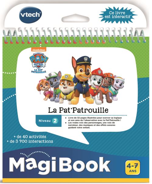 Livre Interactif VTECH 80-480205 – 32 Pages Illustrées La Pat' Patrouille - vue 6