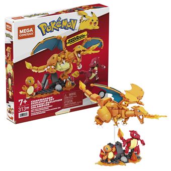 Jeu de construction Mega Construx Pokémon Coffret Évolution Salamèche