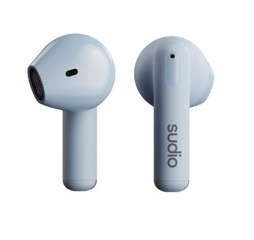 Ecouteurs intra-auriculaires sans fil Sudio A1 Bleu