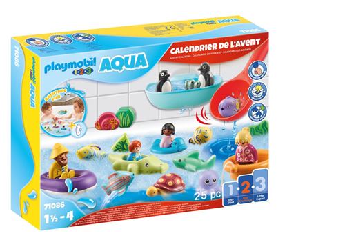 Playmobil Calendrier de l'Avent 71086 1.2.3 Aqua