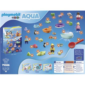 Playmobil Calendrier de l'Avent 71086 1.2.3 Aqua